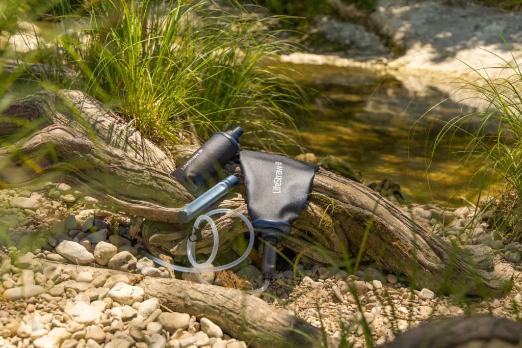 Lifestraw Peak Series water filters.