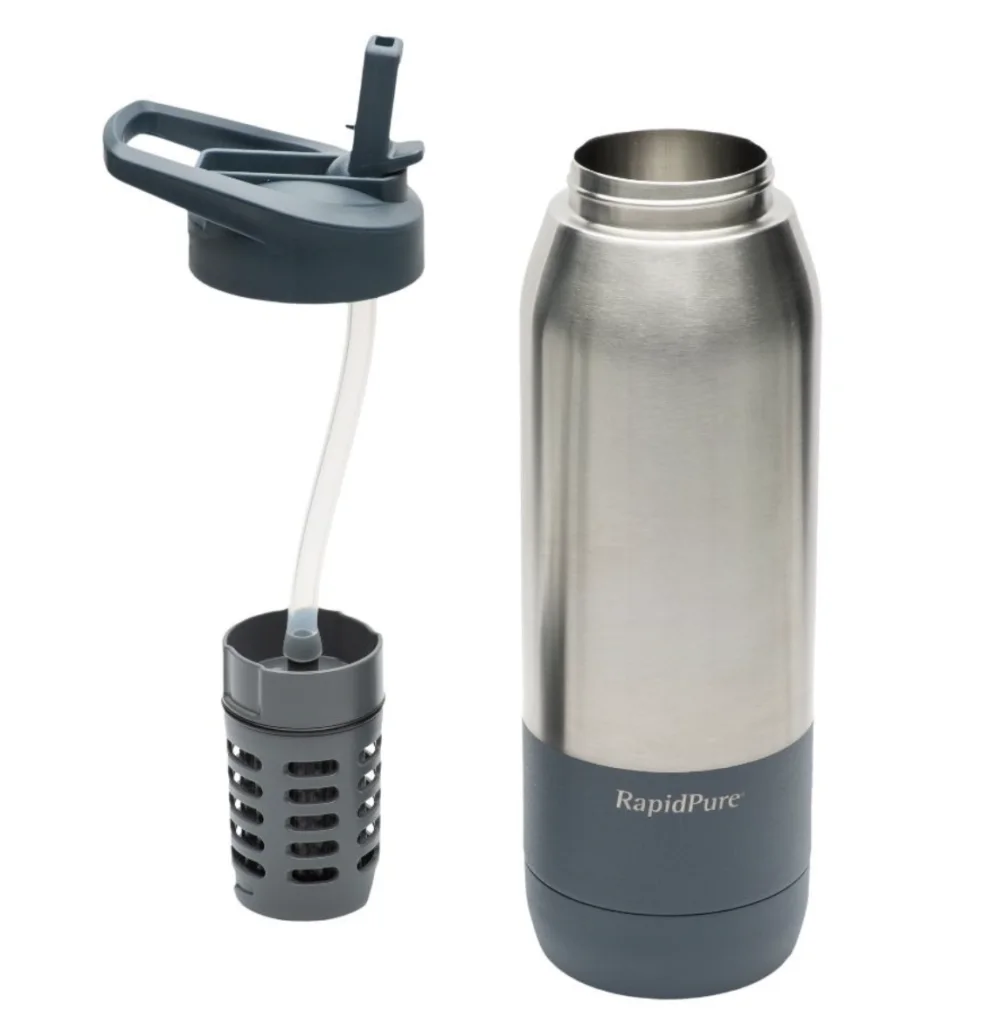 RapidPure Purifier+ Insulated Steel Bottle.