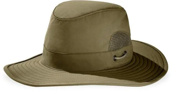 Tilley Modern Airflow Hat in olive green.