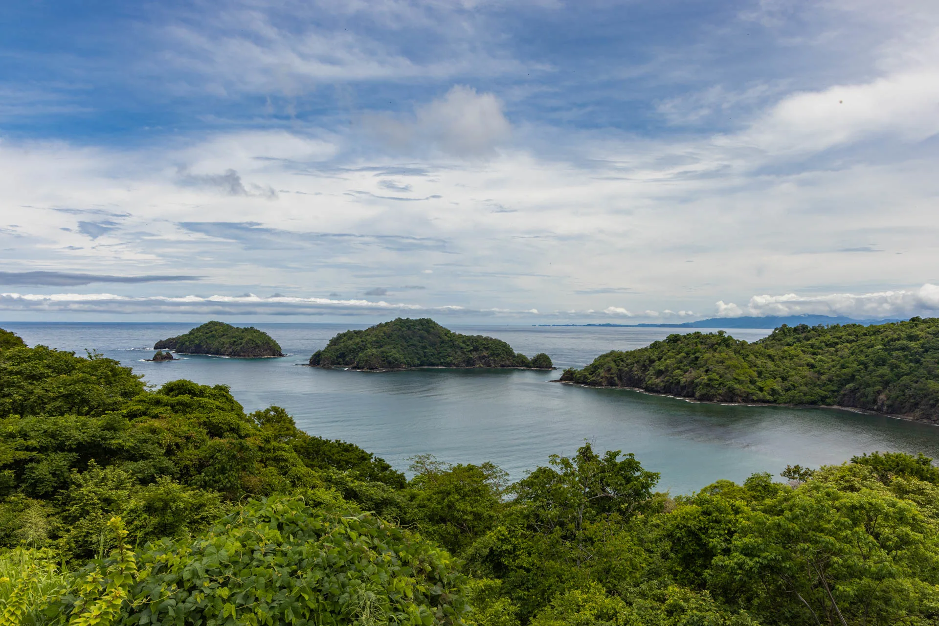 A view from Peninsula Papagayo, Costa Rica, a largely sustainable destination.
