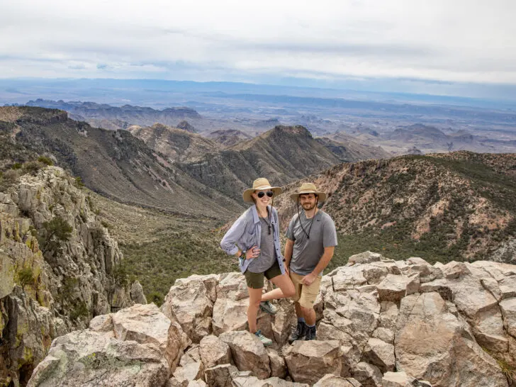 The view from Emory Peak in Big Bend.