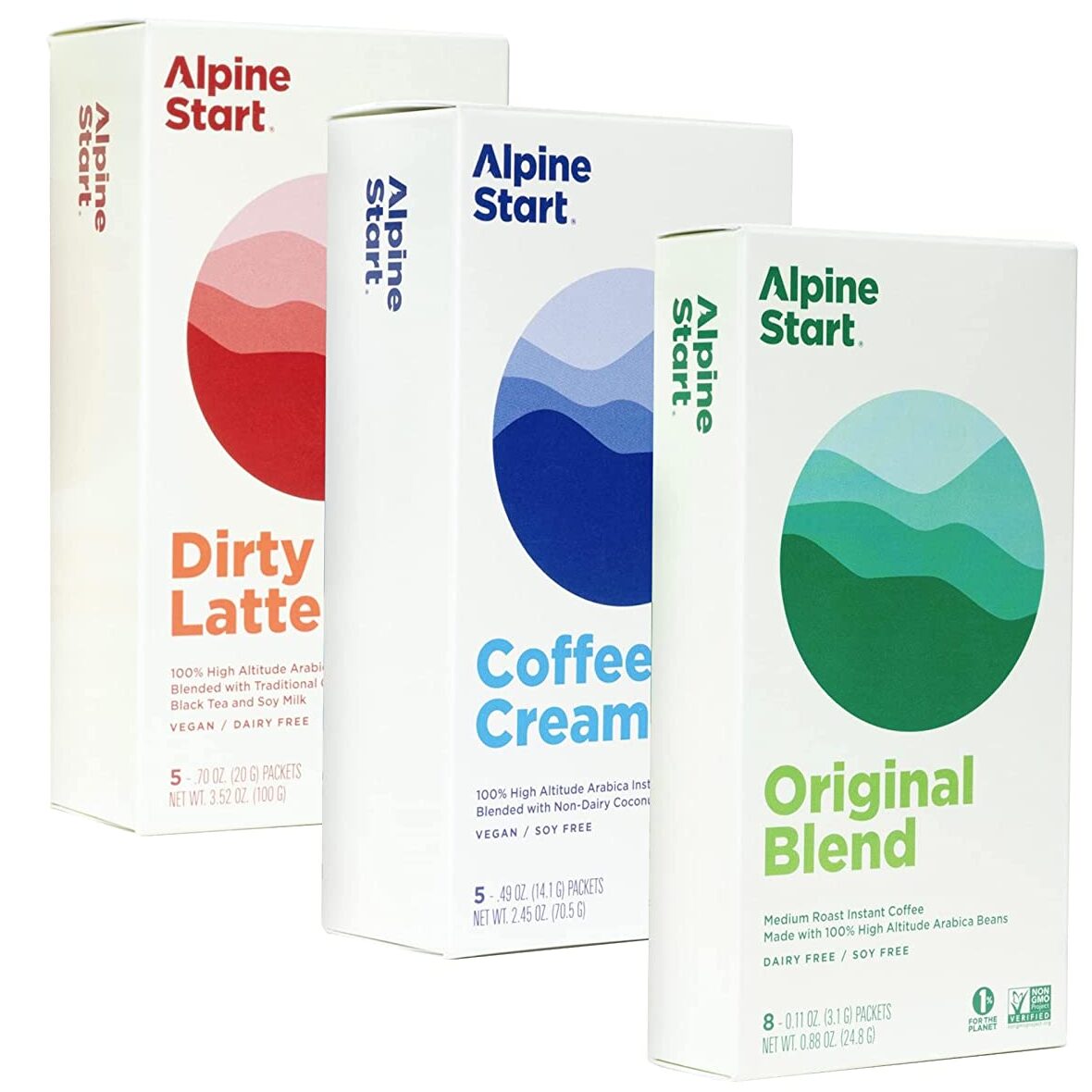 Alpine Start Instant Coffee and Lattes  (photo courtesy of Alpine Start)