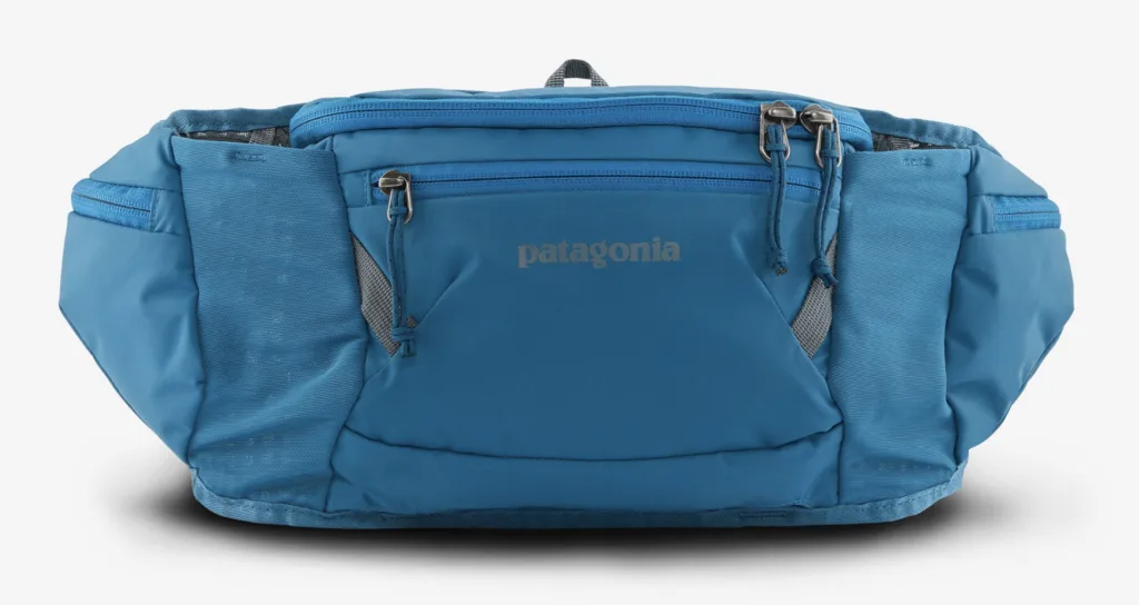 The Patagonia Dirt Roamer Mountain Bike Waist Pack 3L (Photo courtesy of Patagonia)