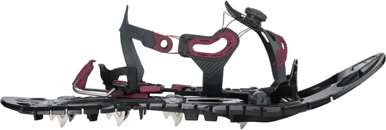 A side view of the TSL Symbioz Hyperflex Instinct snowshoe.