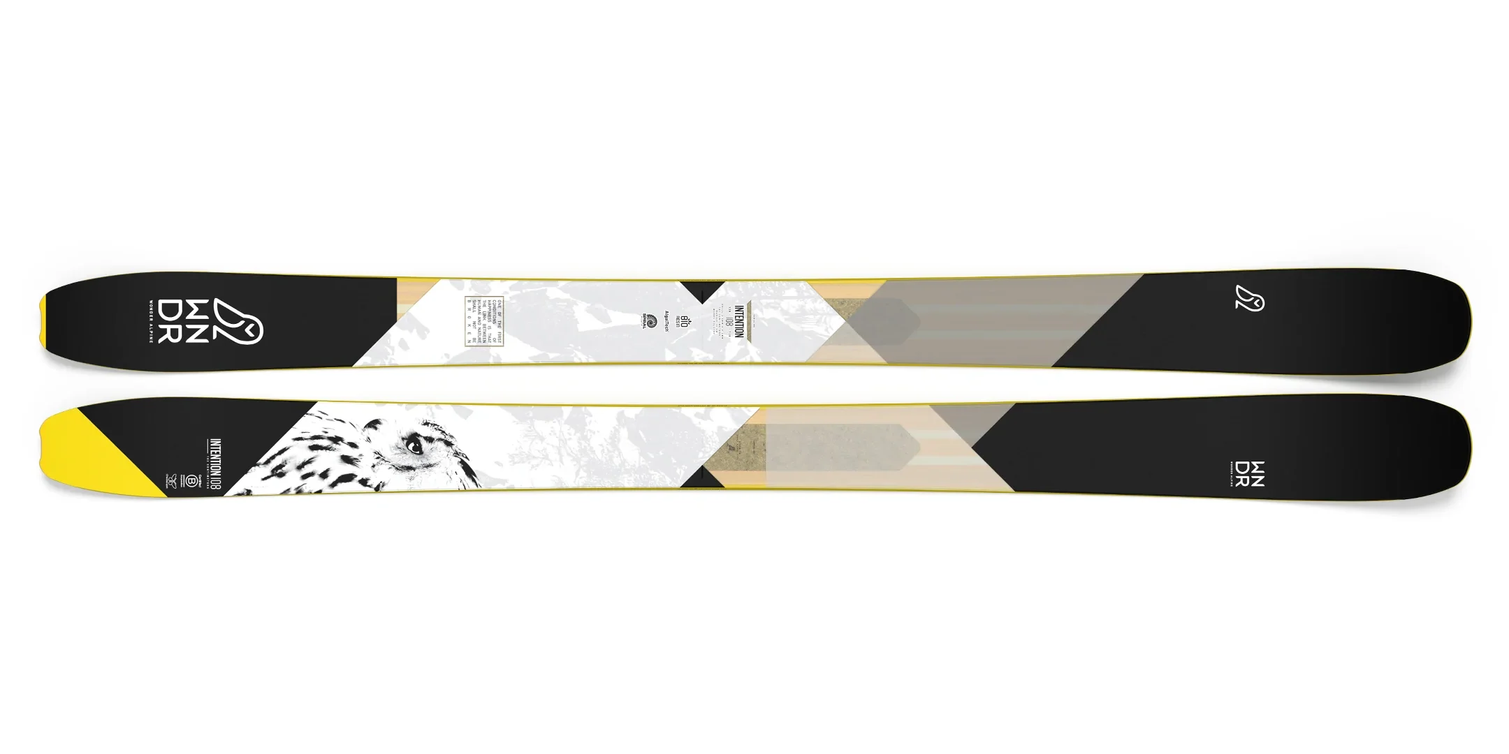 WNDR Alpine Intention 108 bio-based Skis (Photo courtesy of WNDR Alpine)