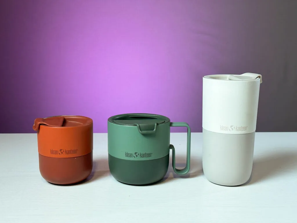 Valentine's Gifts: Klean Kanteen Rise reusable mugs.