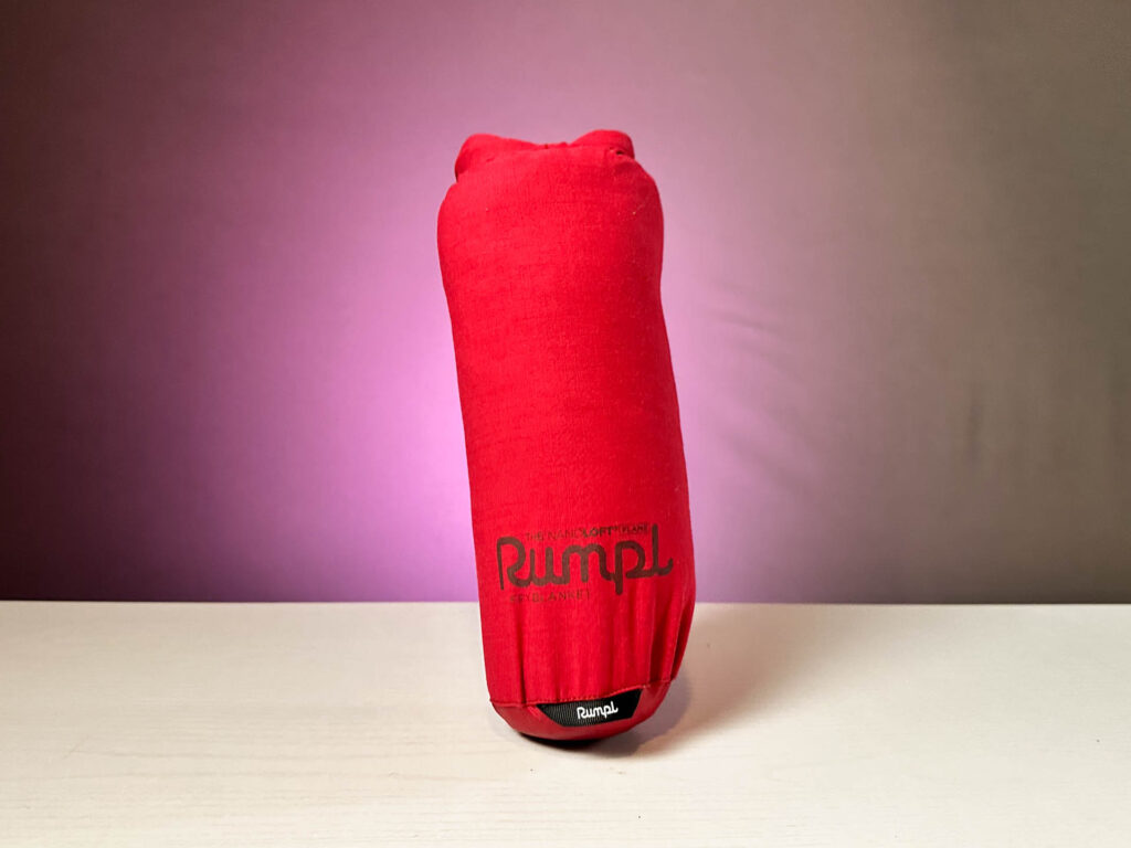 Valentine's Day Gifts: Rumpl NanoLoft Flame Fire Resistant Travel Blanket