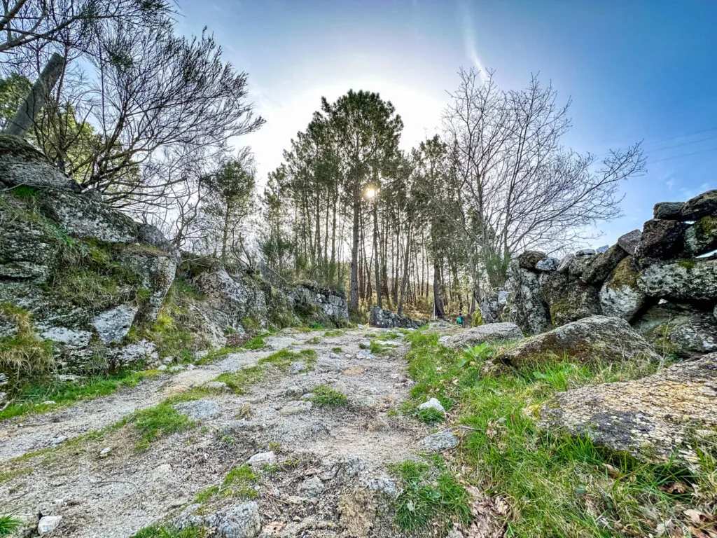 A walking path on the Camino do Areal.