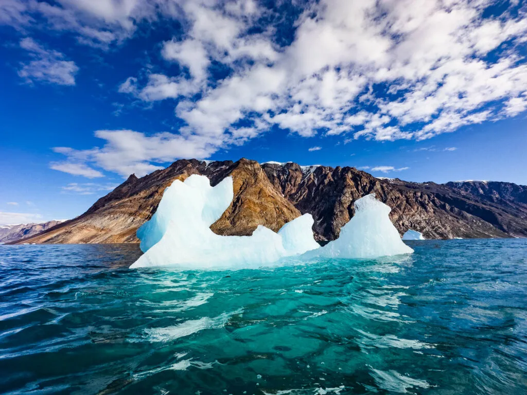 Crazy nature-sculpted works of art in the sea ice.