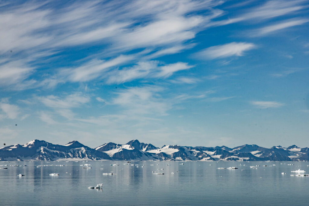 The arctic blues in Greenland are unreal.