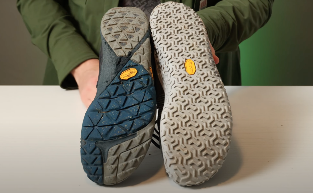 The Merrell Trail Glove 6 (Left) and 7 (right).