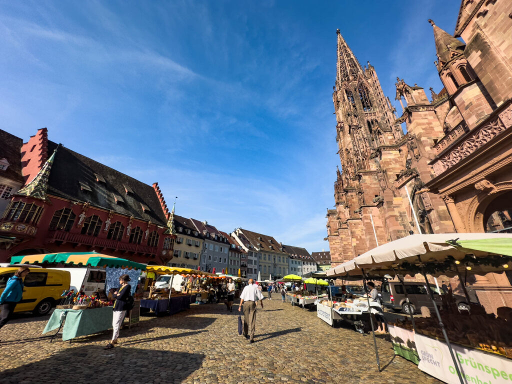 Münstermarkt in Freiburg.
