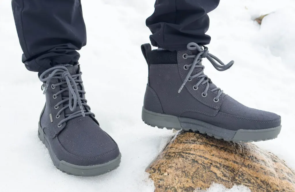 Lems Boulder Summit waterproof minimalist boots.