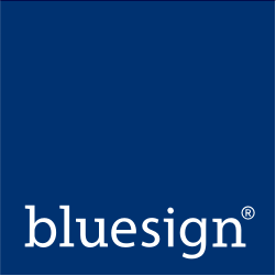 The Bluesign logo.