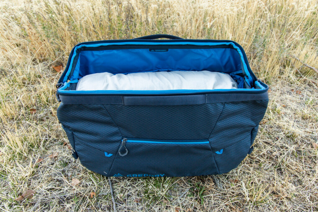 The Gregory Alpaca Wide Mouth Duffel.