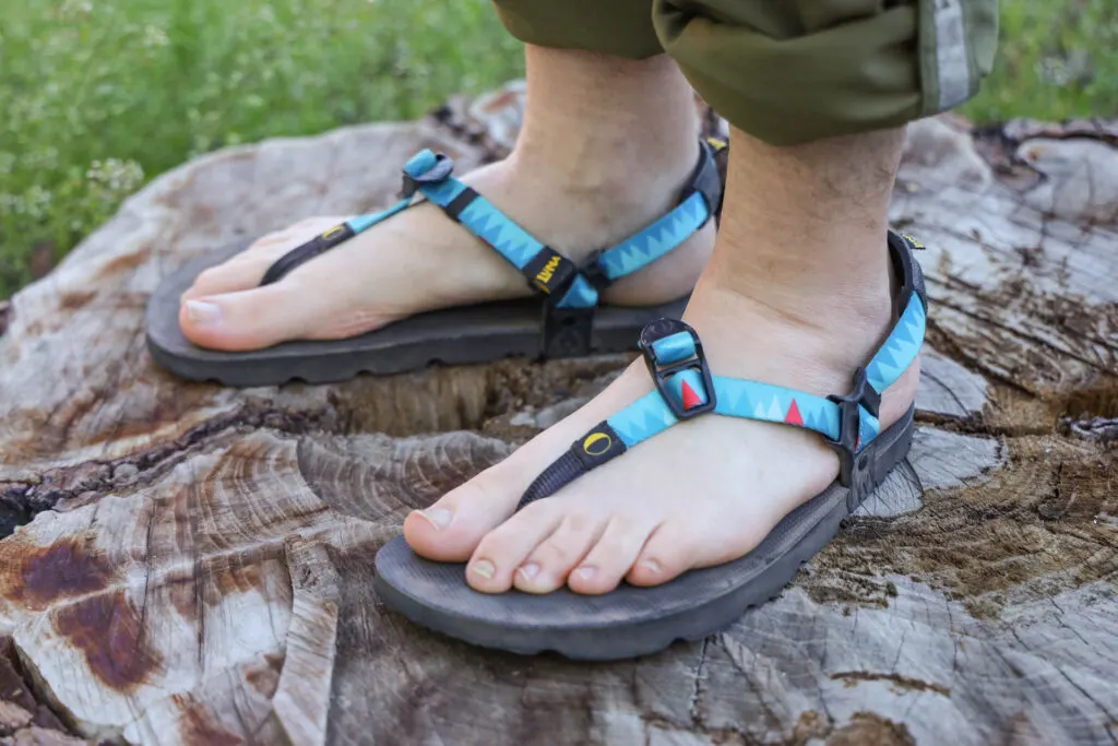 Luna barefoot hiking sandals
