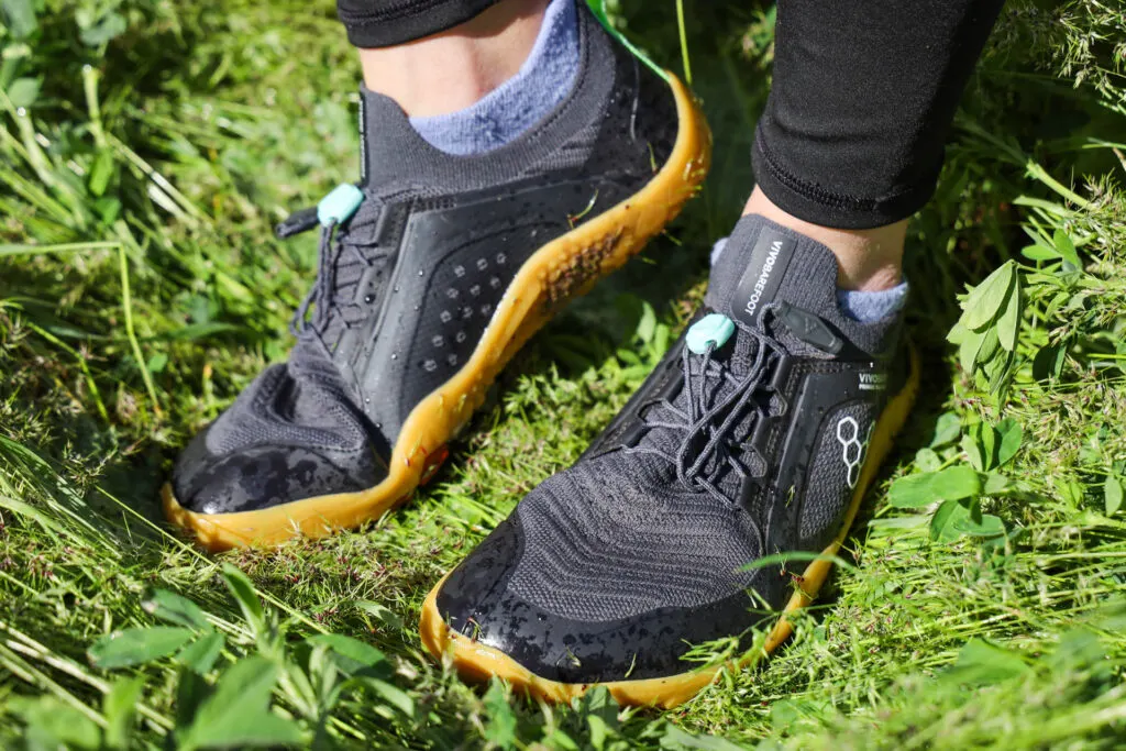 Vivobarefoot Primus Trail Knit FG barefoot trail running shoes.
