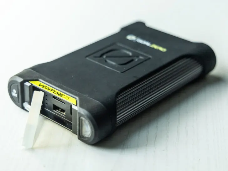 a GoalZero portable battery.