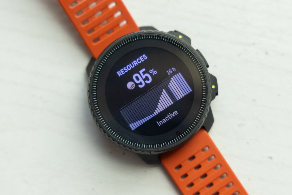 The Suunto Sonic GPS Sport Watch: showing recovery progress.