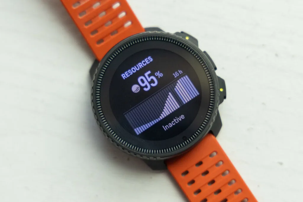 The Suunto Sonic GPS Sport Watch: showing recovery progress.