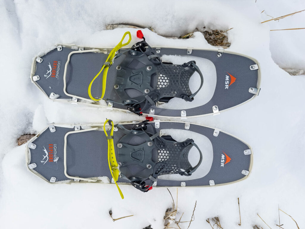 MSR Lightning Explore Snowshoes.