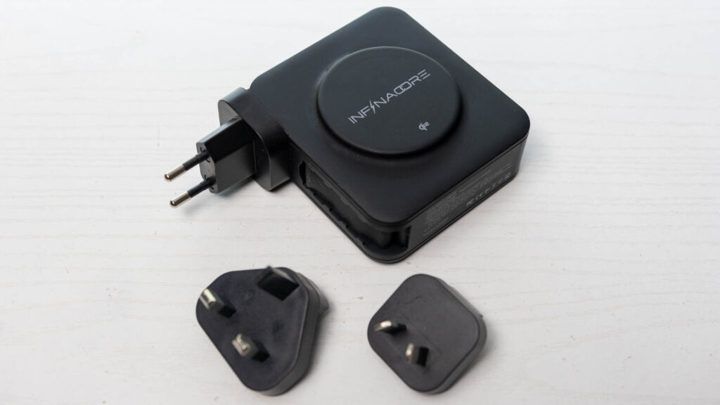 Infinacore P3 Pro with International Adapters