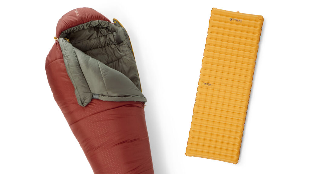 Exped-sleeping-bag-nemo-sleeping-pad-REI-memorial-day-sale