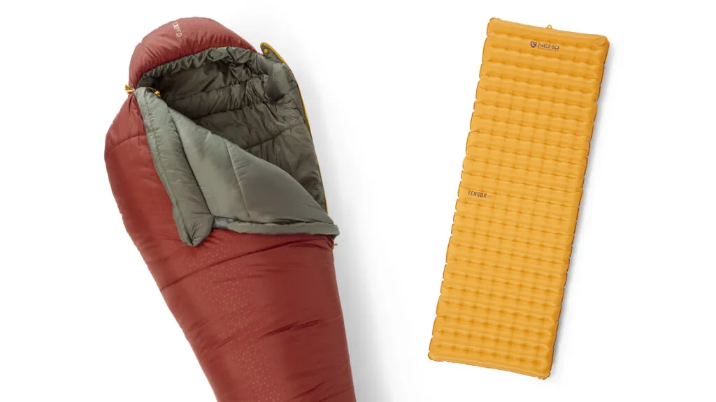 Exped-sleeping-bag-nemo-sleeping-pad-REI-memorial-day-sale