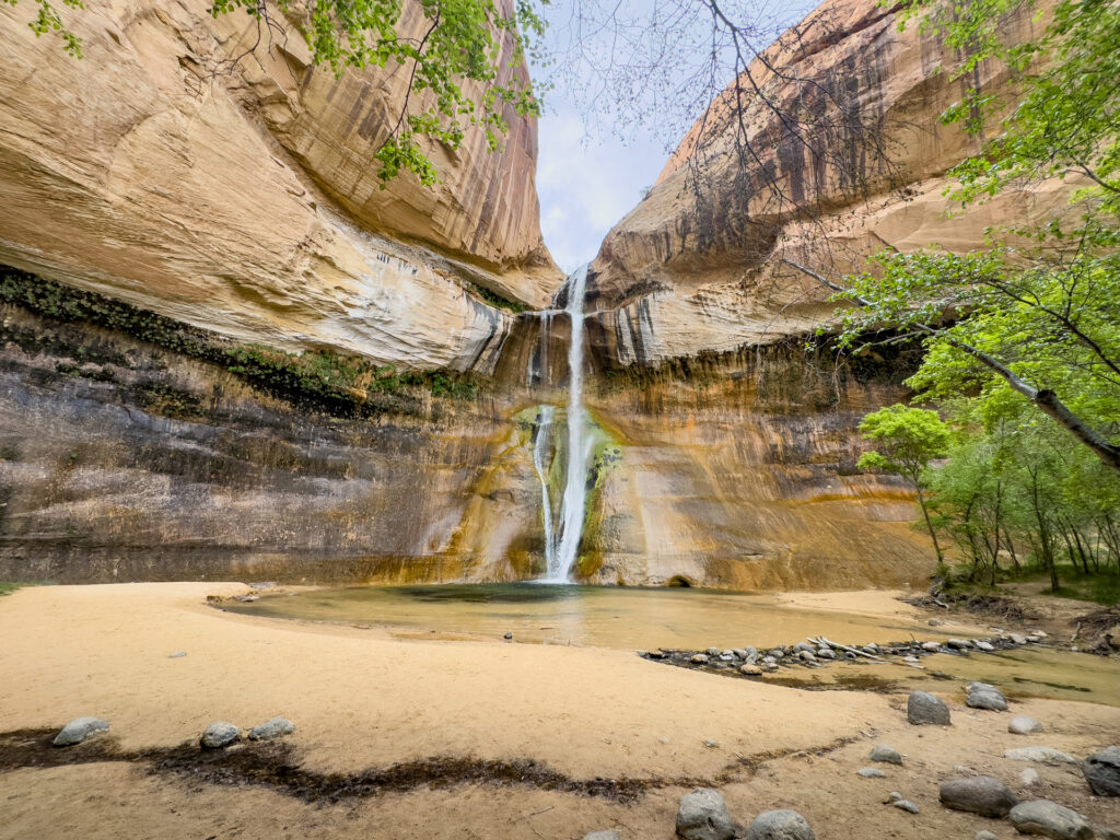 Lower Calf Creek Falls in Escalante.