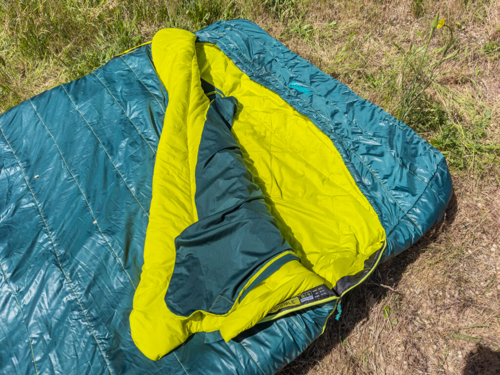 The NEMO Jazz Double sleeping bag.