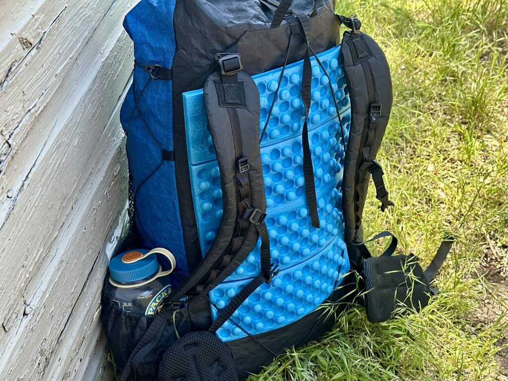 The removable folding foam seat pad on the Zpacks Super Nero Ultra.