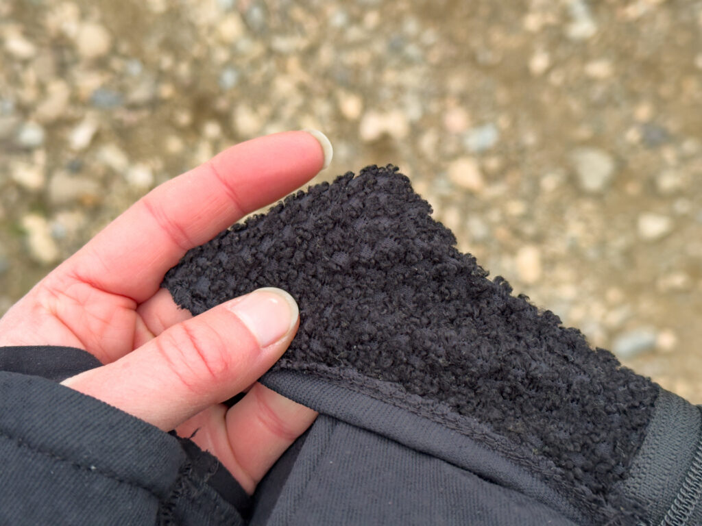 The 3D breathable interior of The North Face FutureFleece.