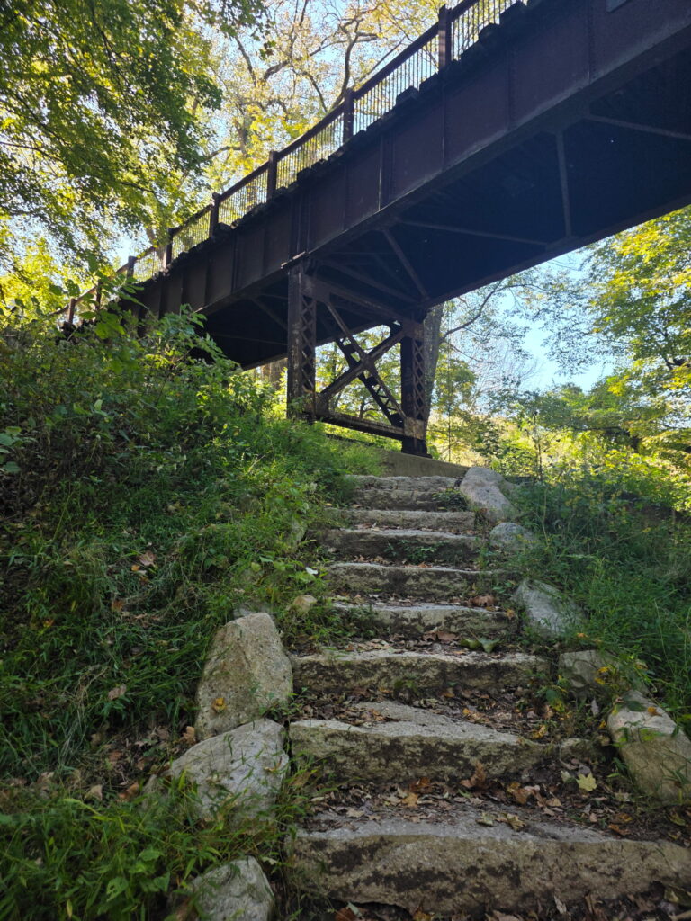 A view along Wallkill Valley Rail Trail.