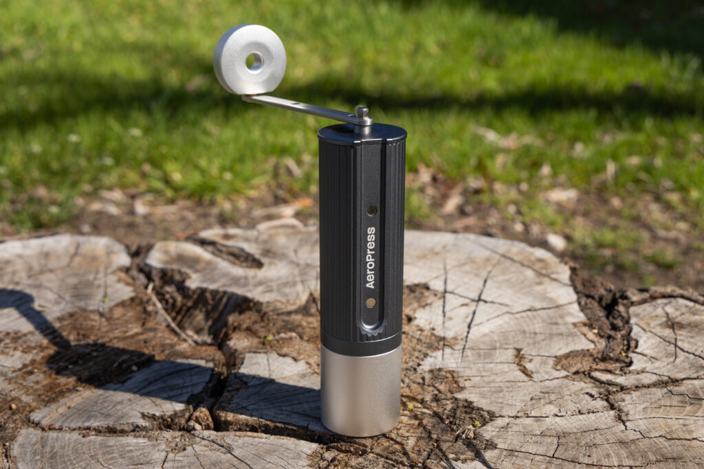 The AeroPress Manual Coffee Grinder.