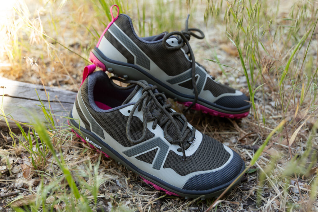 Xero Shoes Scrambler Low EV hiking shoes with a wide toe box.