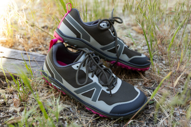 Xero Shoes Scrambler Low EV hiking shoes with a wide toe box.