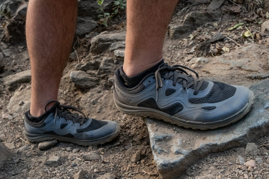 Hiking in the Merrell Trail Glove 8.