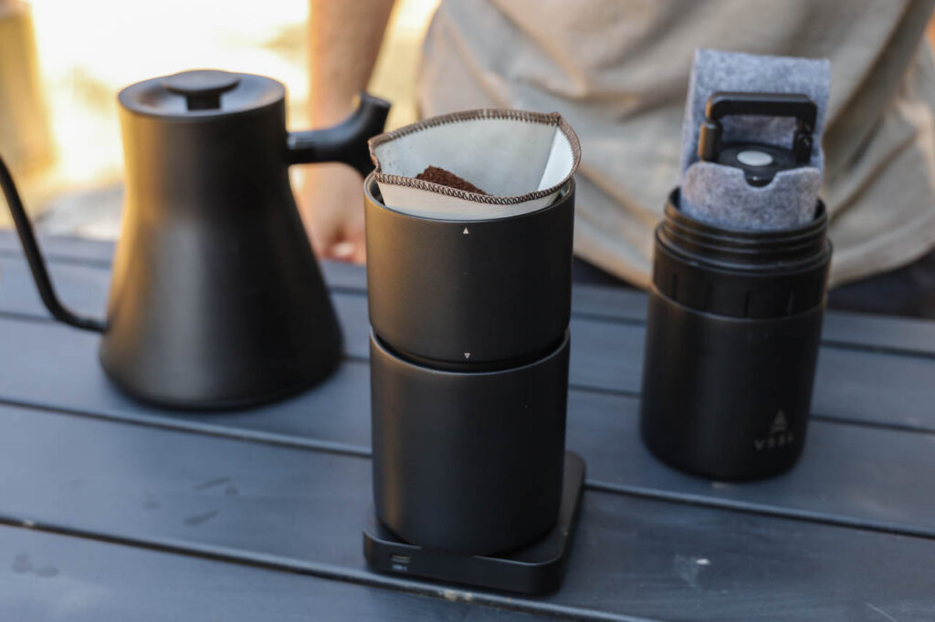 The VSSL Nest Pour Over Travel Coffee Kit